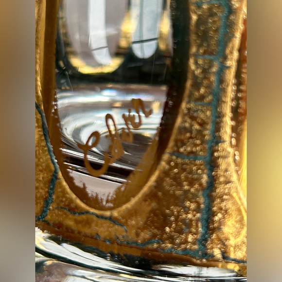 Vintage Set of Five MCM CULVER Pisa Highball/Tom Collins Glasses SIGNED - Picture 5 of 8